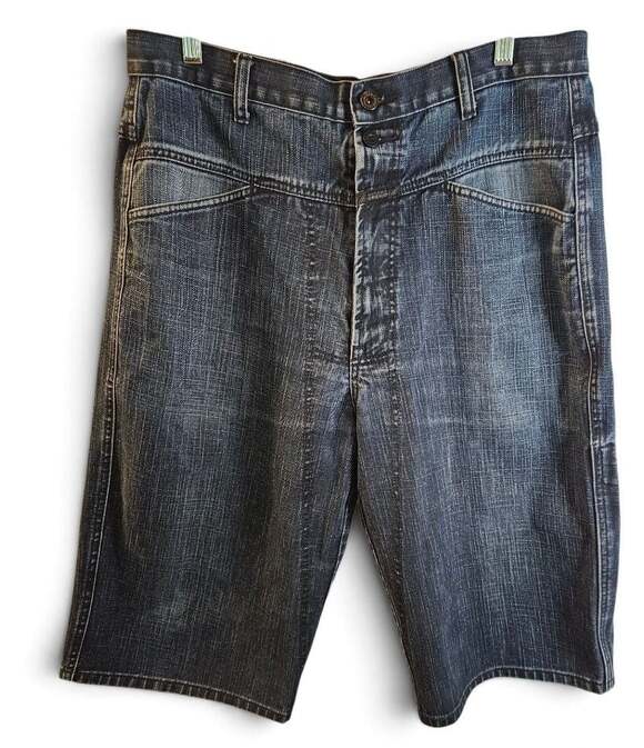 Marithe Francois Girbaud Other - Marithe Francois Girbaud Vintage Y2K Dark Wash Denim Jorts Carpenter Shorts